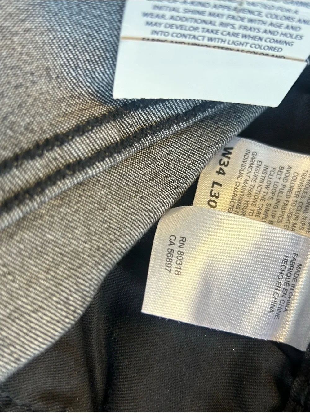 Lucky Brand Men's Slim Straight Black Jeans